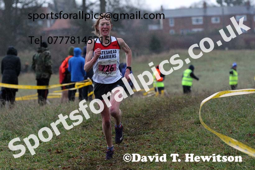 Senior women, 2021 North Eastern Cross Country Championships, Sedgefield. Photo: David T. Hewitson/Sports for All Pics